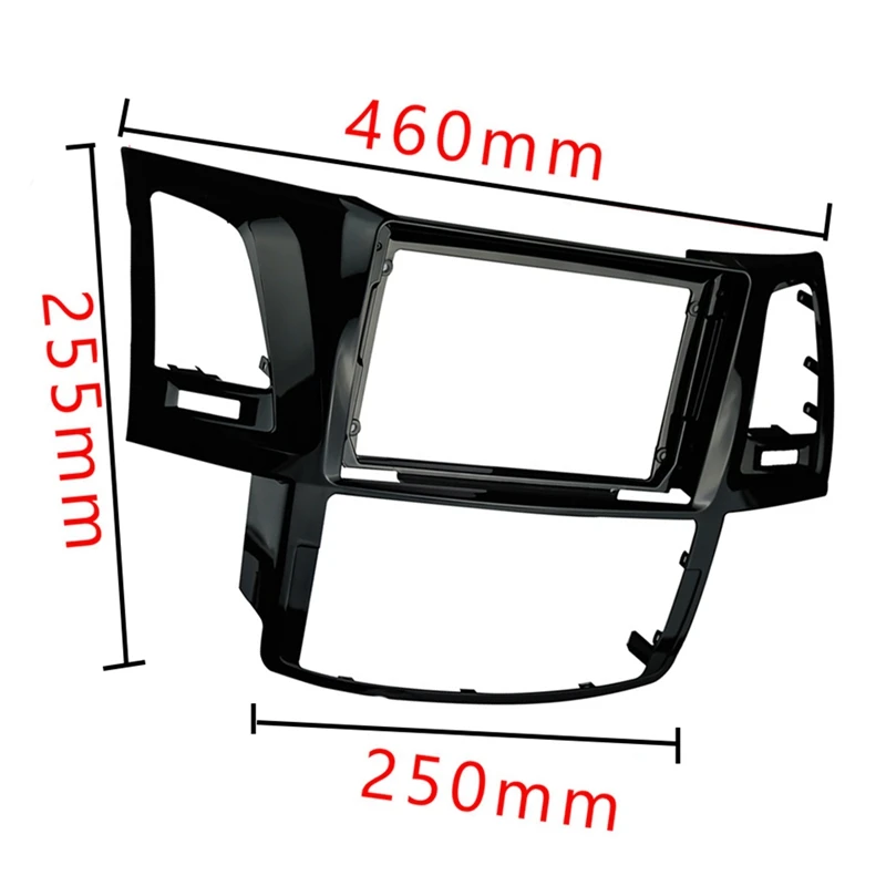 Комплект отделки для автомобильного радиоприемника 9 дюймов 2 Din рамка DVD TOYOTA FORTUNER