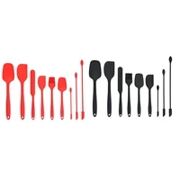 9pcs silicone spatula set pastry scraper heat resistant spatulas turner for cooking baking mixing baking tools
