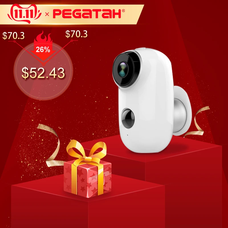 1080p ip wif Камера уличная домашняя WiFi перезаряжаемая батарея питание 1080P Full HD уличная Беспроводная ip-камера безопасности