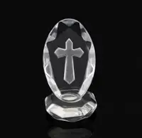 50PCS Choice Crystal Cross Decorations Baby Christening Baptism Gift Religious Party Giveaways Church Wedding Favors SN730