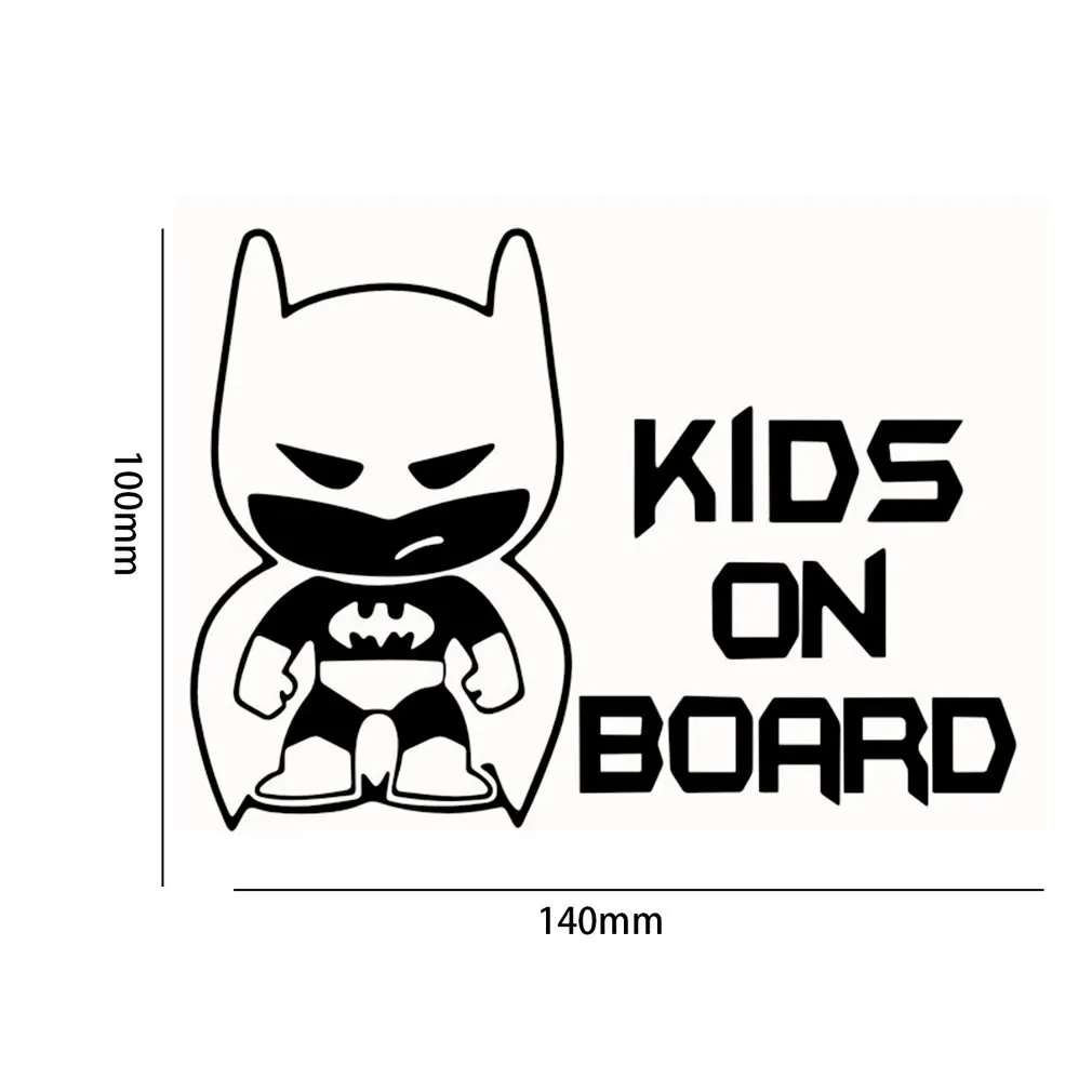 

Car Styling Decal Reflective Waterproof Fashion Car Sticker Kids On Board Essential Accessories