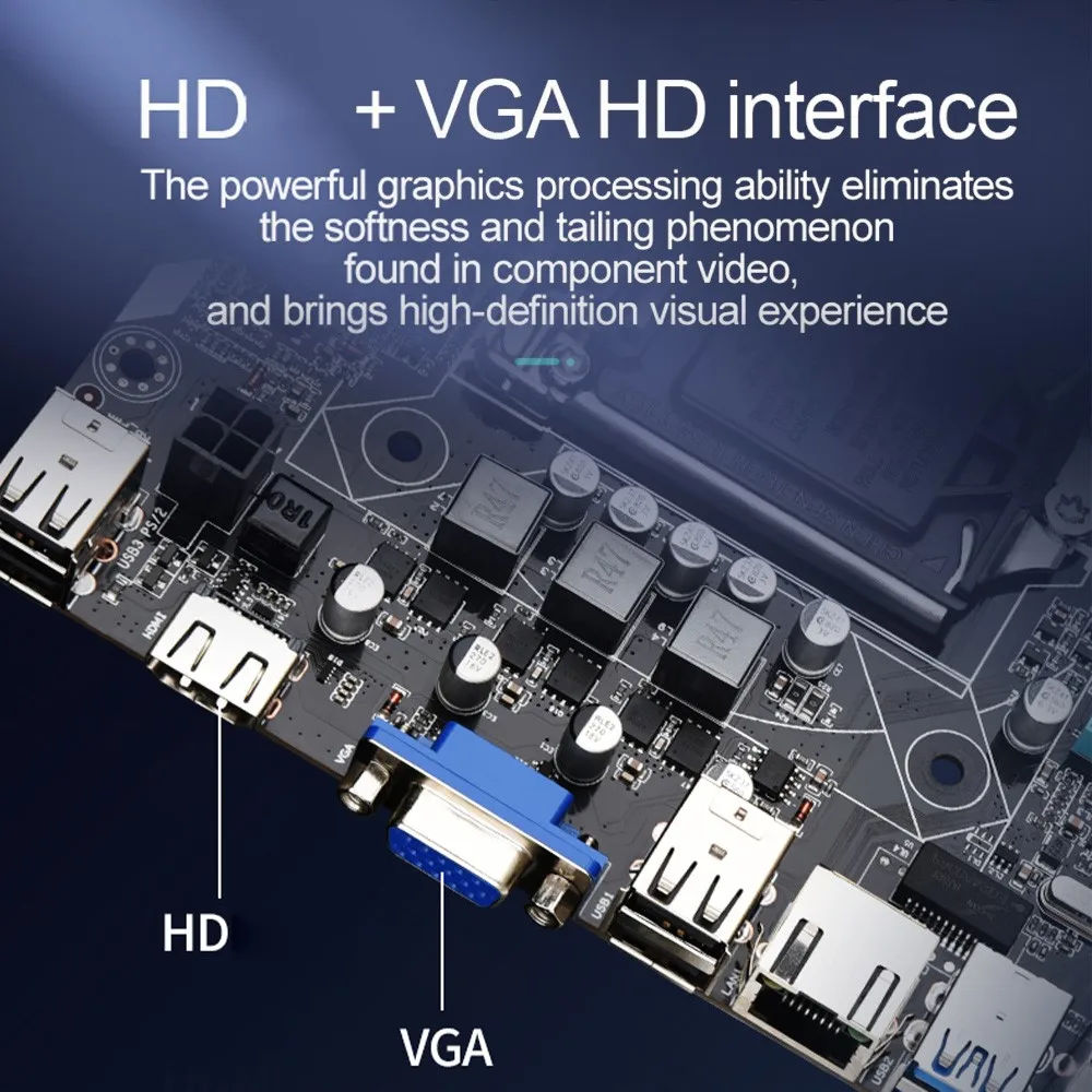 

JINGSHA B75M Computer Motherboard M-ATX Dual Channel DDR3 16G USB 3.0 SATA 3.0 Mainboard for LGA 1155 CPU
