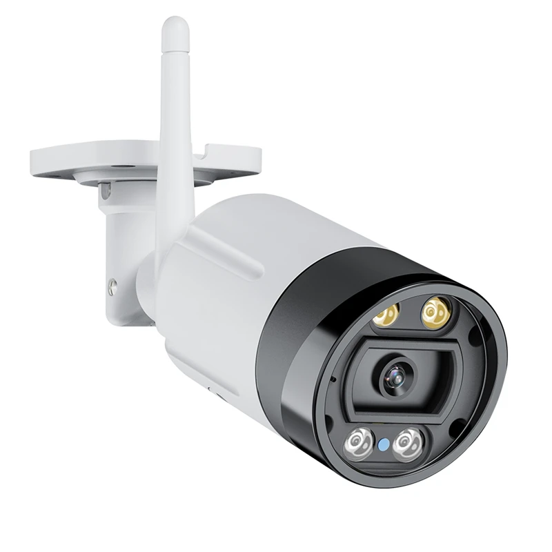 

Наружная камера, беспроводная Wi-Fi камера с функцией ночного видения, обнаружением движения, двухсторонней связью в режиме реального времен...