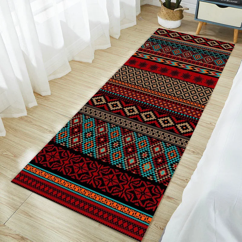 Новый Этнический классический Коврик для двери Нескользящие Коврики кухни