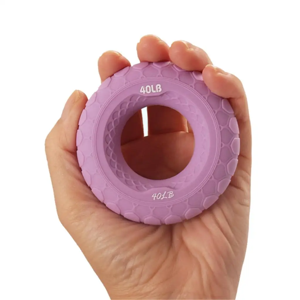 

Silicone Hand Finger Gripper Ring Muscle Power Training Exerciser Strengtheners
