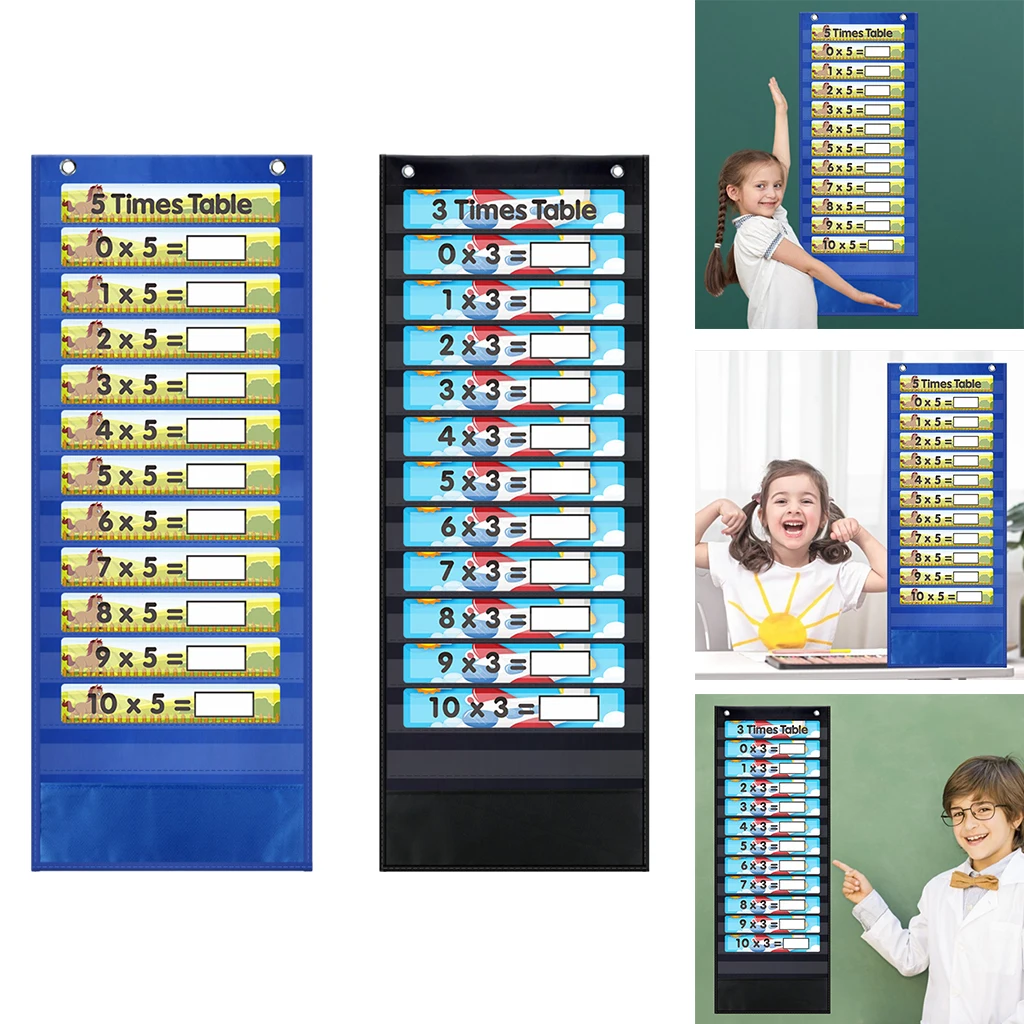 Reusable Multiplication Table Poster Math Charts Teaching Aid Classroom Home for Children | Дом и сад
