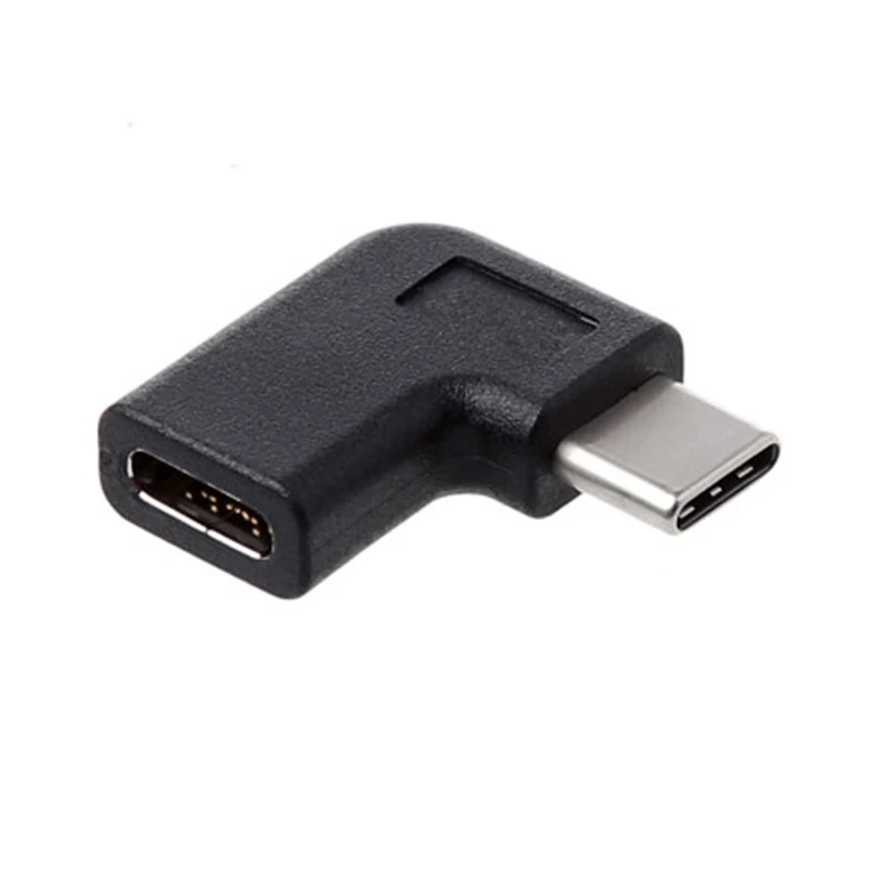 

USB C Type C Male To Female Adapter Right & Left Angled USB-C USB 3.1 Type-C Male To Female Extension Adapter