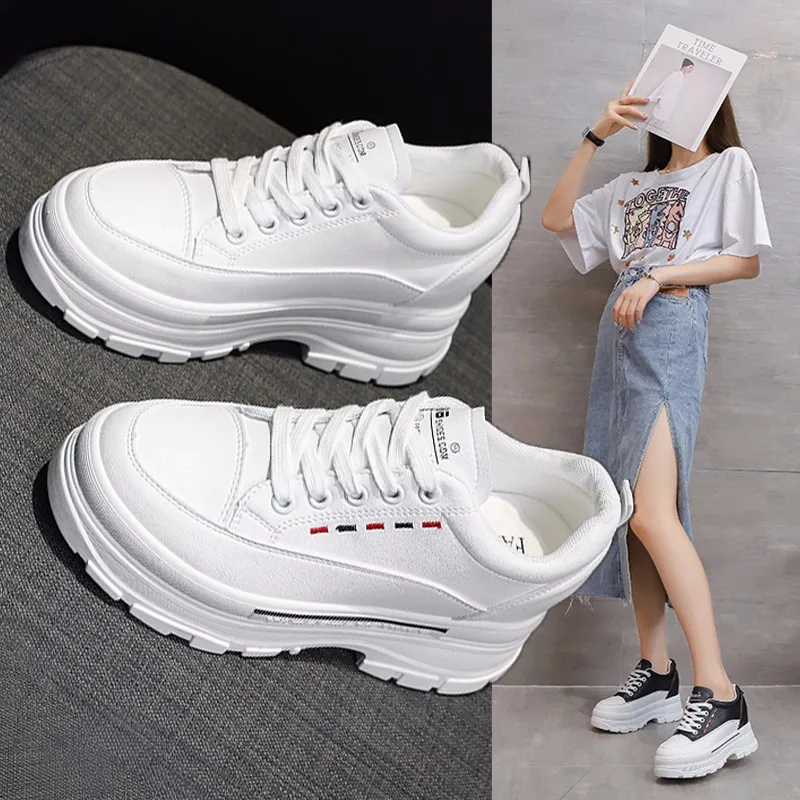 

Туфли женские с низким вырезом, повседневная удобная обувь, на шнуровке, Вулканизированная подошва, 2021