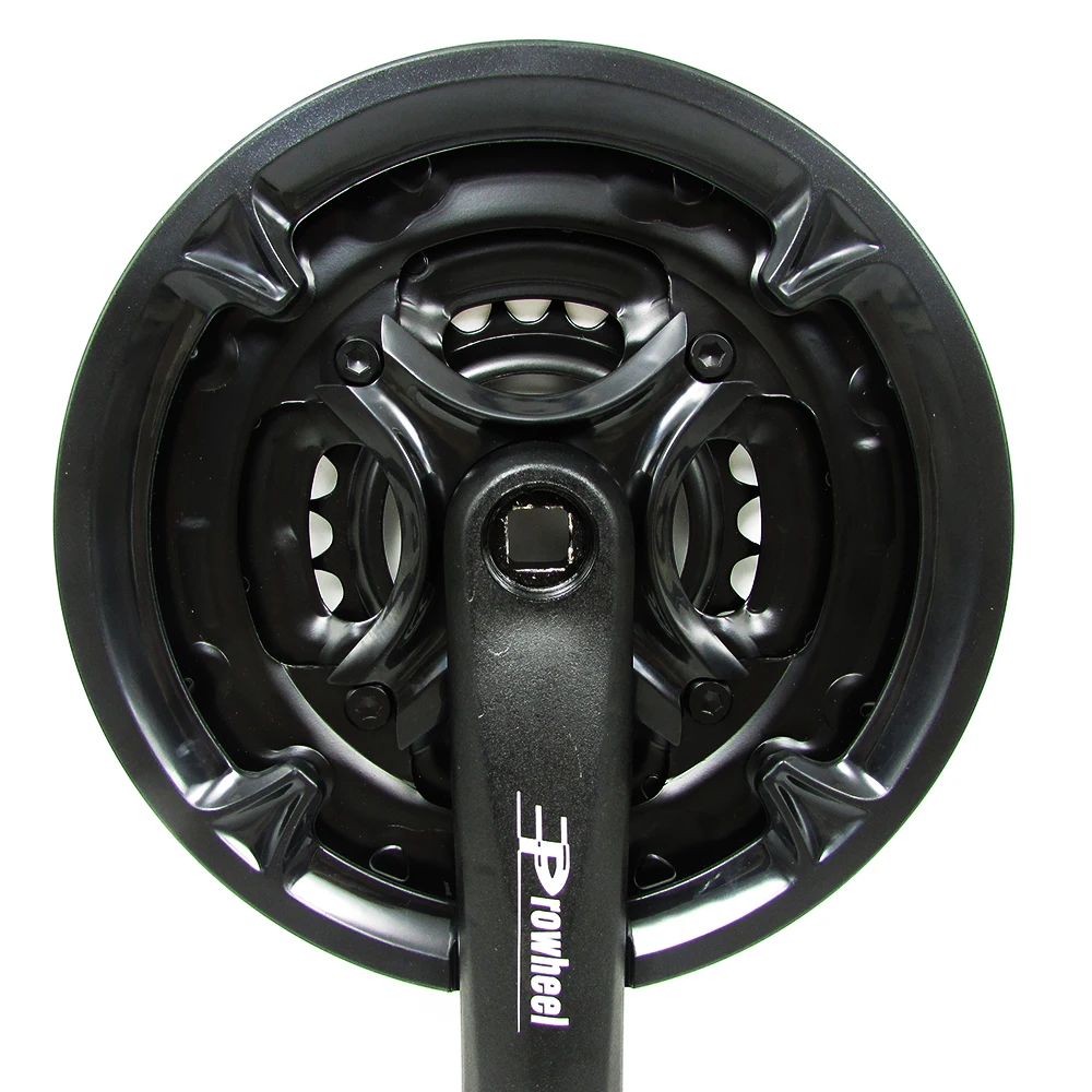 Велосипедная шатуна PROWHEEL 24-34-42T 170 мм полые зубья 7/8/9 скоростей из алюминиевого