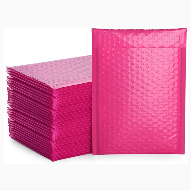 

50 PCS/Lot Courier Self Seal Envelope Bags Lined Poly Foam Bubble Mailers Padded Mailing Waterproof Postal Ship Bag