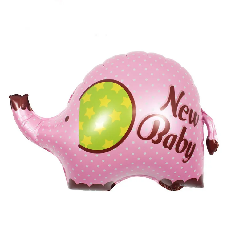 

Cartoon toy balloon pink elephant shape balloon children birthday party decoration aluminum foil balloon wholesale