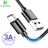 floveme 3a usb type c cable for xiaomi micro usb cable for samsung fast charging usb cable for iphone 12 pro 11 charger cord