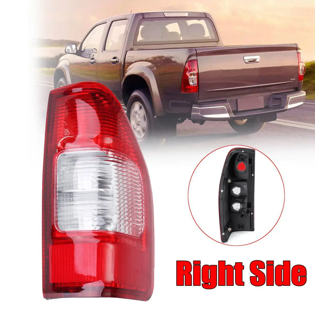 1/2 шт. хвост светильник для Isuzu Rodeo DMax Денвер пикап задний стоп сигнал туман лампа