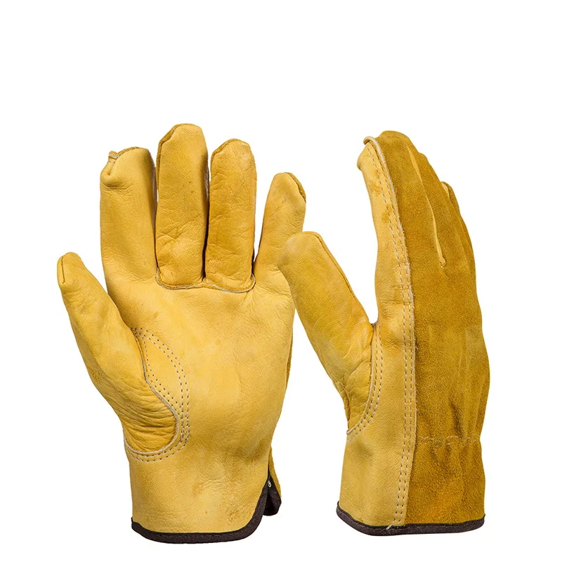 Новые Мотоциклетные Перчатки из воловьей кожи мотоциклетные гоночные перчатки