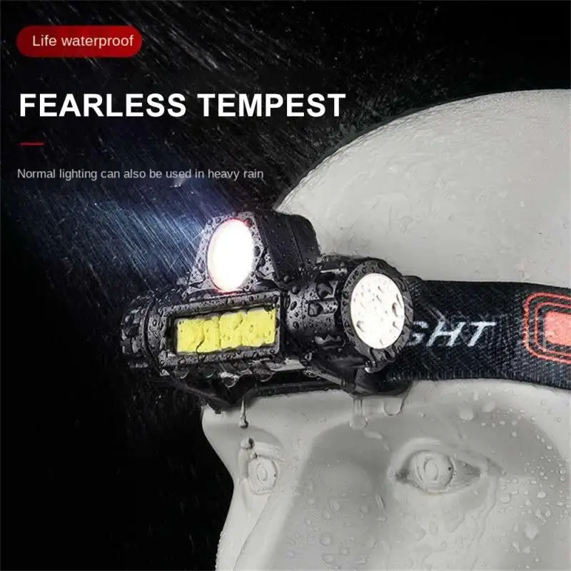 

Outdoor Fishing Strong Lights Flashlight LED Headlamp 101 Dual Light Source Headlamp USB Charging Head Lamp Magnet Camping Lamp