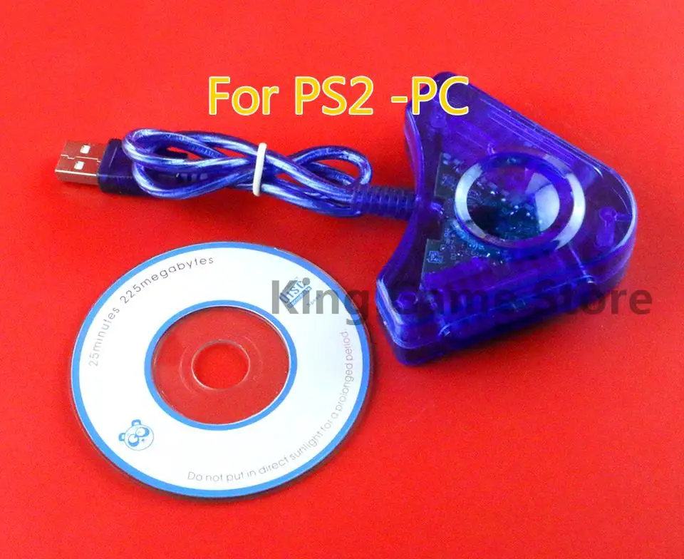 Фото USB-контроллер для PlayStation 2 PS2 с двумя портами №1