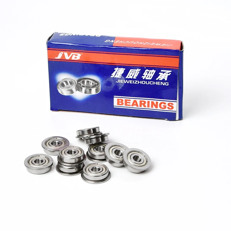 

50 pcs/lot free shipping F624ZZ flange bushing ball 4*13*5mm for 3d printer