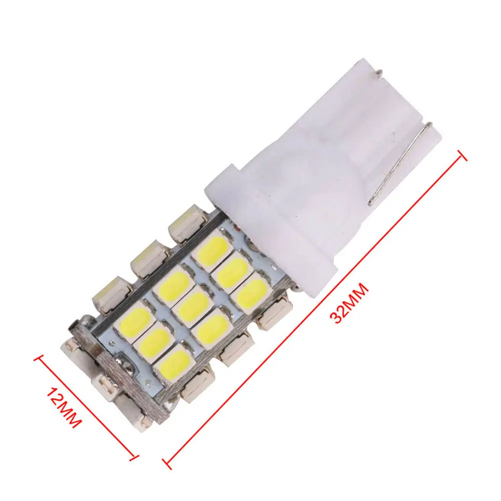 

10x Car Auto LED T10 194 W5W 42smd 3020 Wedge LED Light Bulb Lamp T10 42SMD Car Tail Light Signal Steering Reading License Light