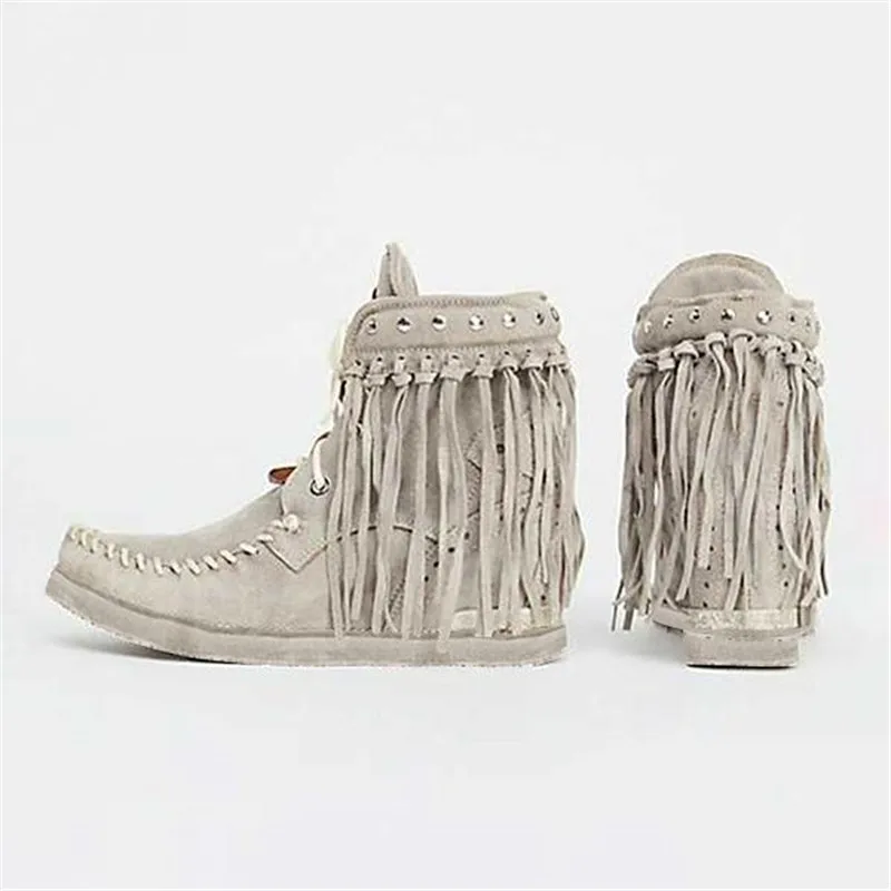 Женские ботинки Новинка замшевые кожаные женские на плоской подошве коллекция