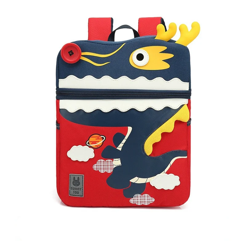 Kindergarten School Bags For Kids 2022 New 3D Cartoon Zebra Model Baby Age 3-6 Children Cute Anti-lost Toddler School Backpack