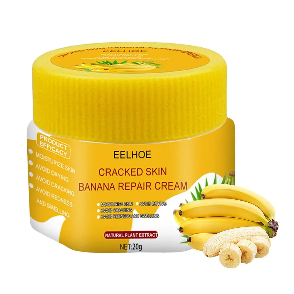 

70g Natural Banana Oil Anti-Drying Crack Foot Cream Heel Cracked Repair Cream Removal Dead Skin Hand Feet Care