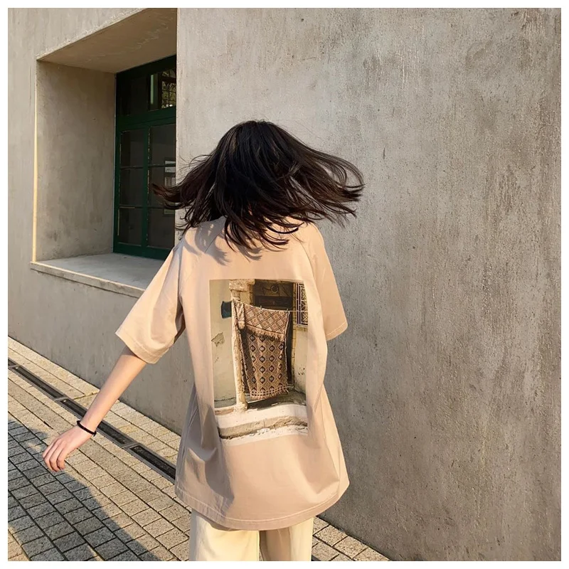 

Футболка мужская и женская из 100% хлопка, с коротким рукавом, 1:1