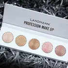 5 цветов хайлайтер пудра глиттер Палетка макияж сияющий блеск для лица блеск для контурного макияжа иллюминатор Косметика 3D хайлайтер