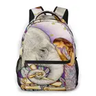 Рюкзак с изображением слона, школьные ранцы, повседневные сумки на плечо для девочек-подростков, дорожные сумки