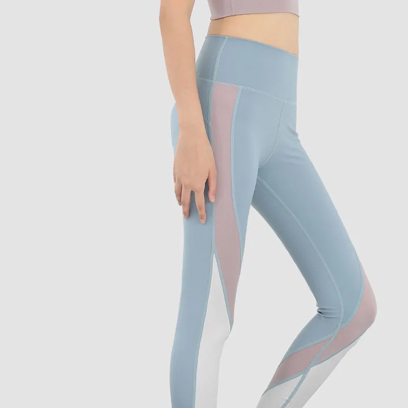 

NORMOV Fitness Leggings Women Fashion Patchwork Ankle Length Spandex Leggin Workout High Waist Push Up Skinny Leggings Mujer