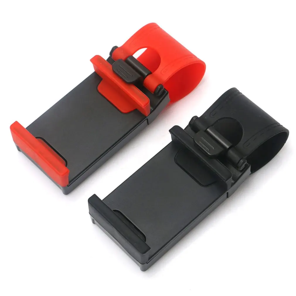 universal car steering wheel clip phone holder bracket mount holder stand for mobile phone gps navigation support dropshipping free global shipping