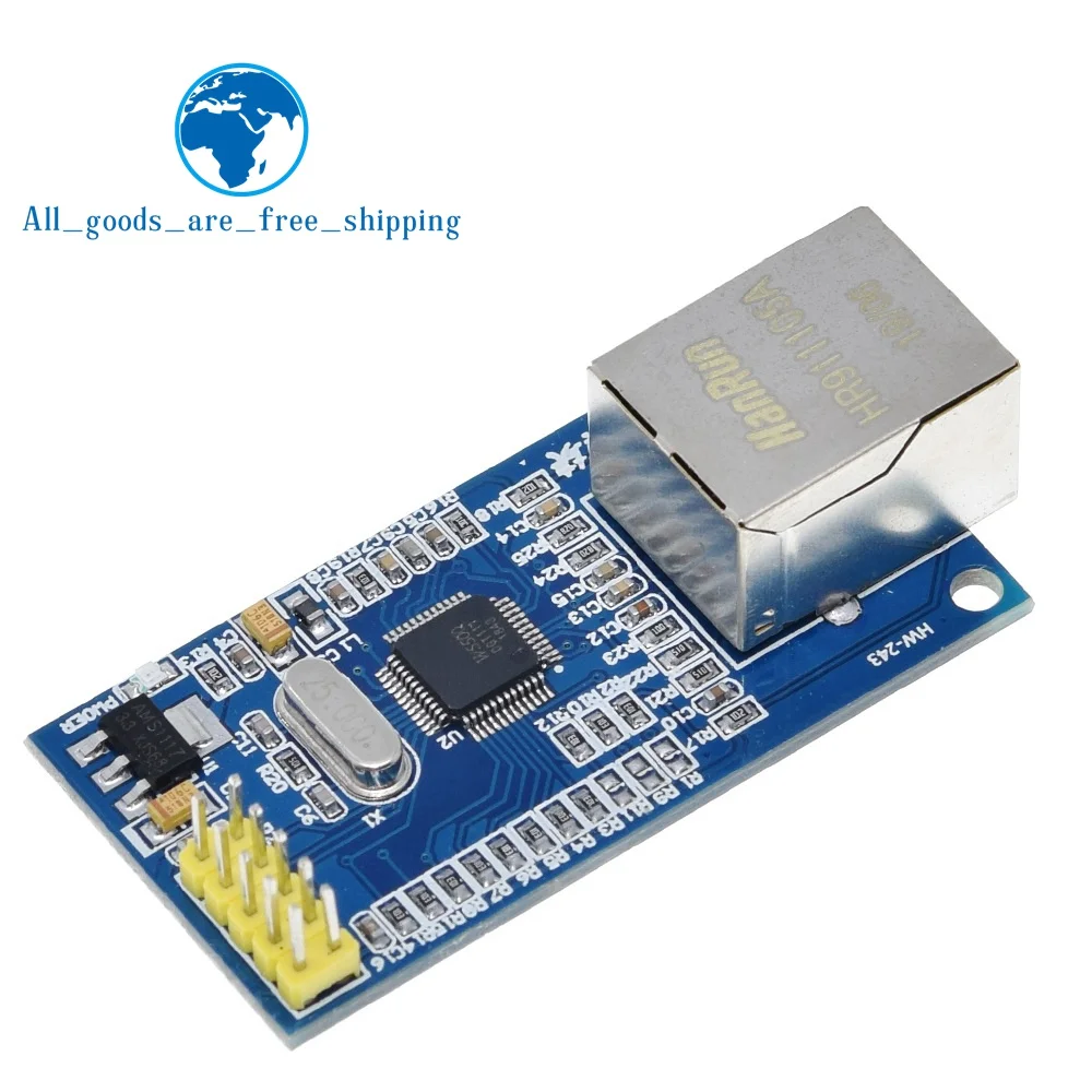 TZT W5500 сетевой модуль Ethernet аппаратный TCP/IP 51/STM32 микроконтроллер программы по W5100