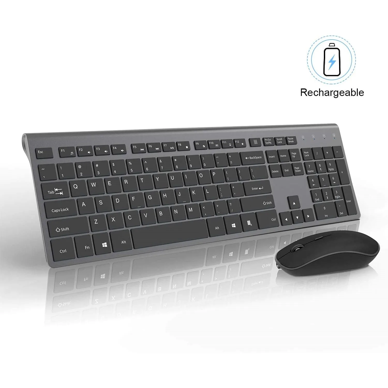 Беспроводная клавиатура и мышь 2 4 ГГц для рабочего стола/ноутбука|Комплекты плюс