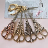 15cm floral retro style sewing scissors embroidery retro dressmaker tailor shears antique scissors for fabric tool needlework