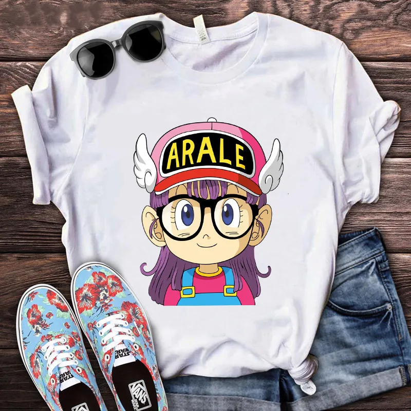 Женская футболка с милым мультяшным принтом коротким рукавом | одежда