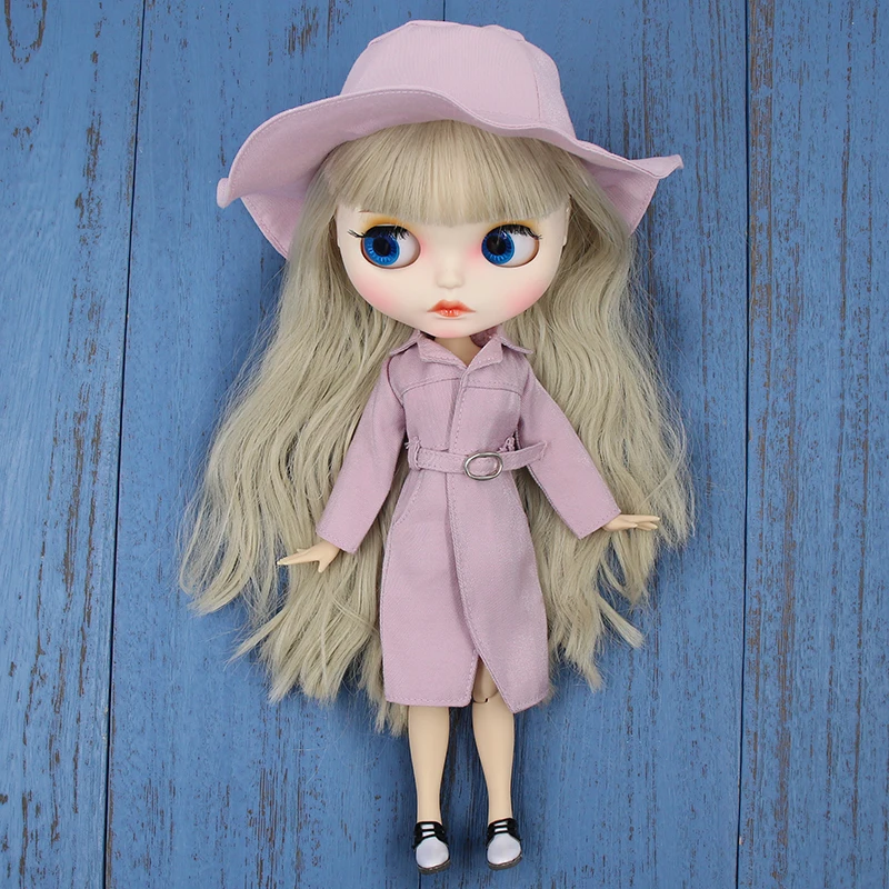 

Baby Dolls Clothes Suitable for Blyth Joint Doll Windbreaker Coat Sunhat, Doll Accessories for Blyth Azone OB24 ICY
