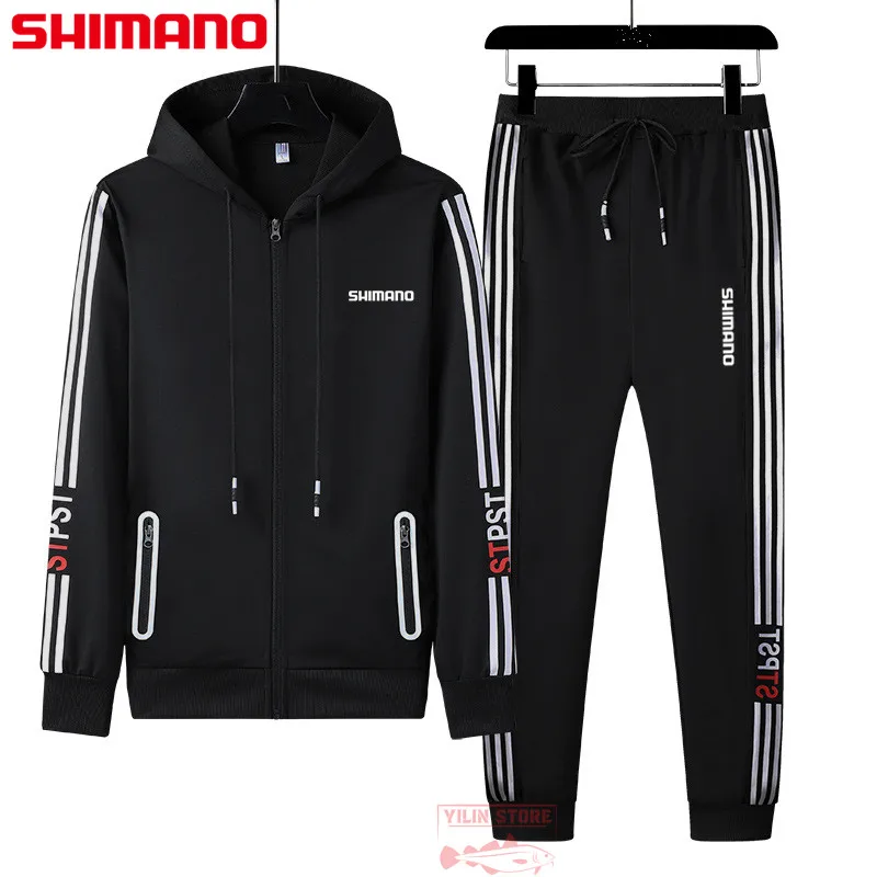 

Рыболовная одежда SHIMANO, осенний мужской походный костюм, ветрозащитный костюм с капюшоном и длинными рукавами, уличная спортивная куртка + ш...