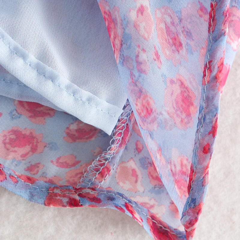 

Women Vintage Stylish Vestido Floral Print Mini Dresses Women Fashion Lapel Collar Elegant Pleated Dresses Vestidos Mujer 2020