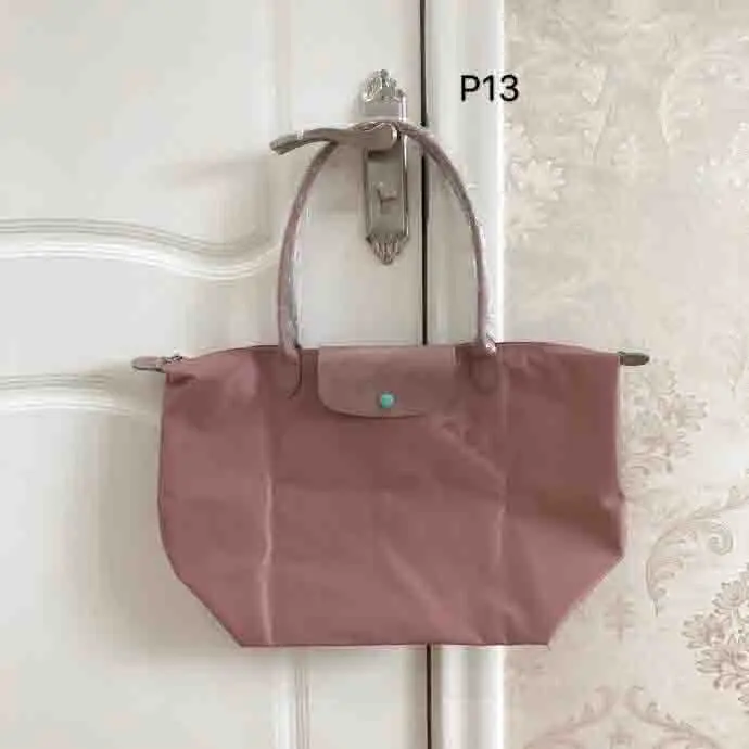 

Long Handle Large Women Handbag LC Dumpling 70 anniversary Luxury Shoulder bag Designer champed Nylon Beach Folding Tote Bag