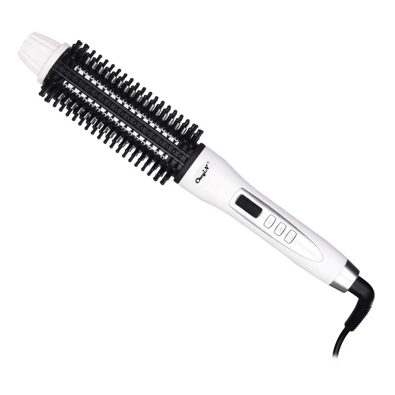 

220-240V 2 in 1 Ceramic Coating Hair Curling Straightening Irons Electric Hair Straightener Curler Curl Hair Styling Tools