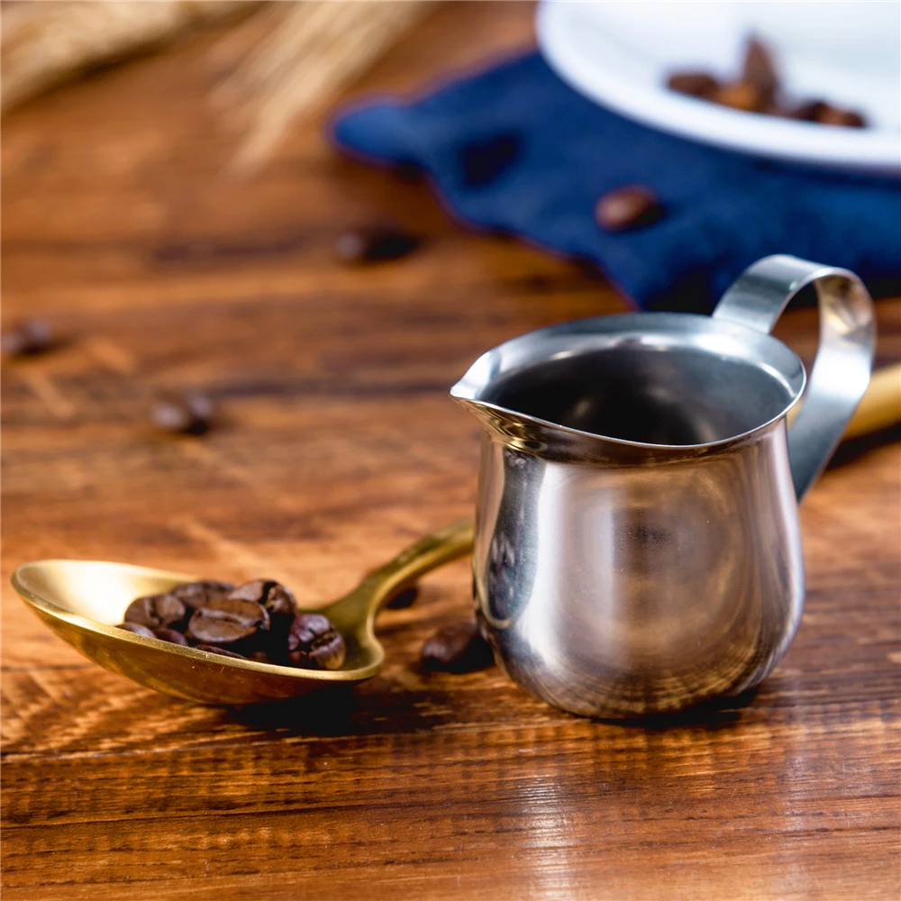 Мини кувшин для взбивания молока из нержавеющей стали 60/90/150 мл эспрессо кофе