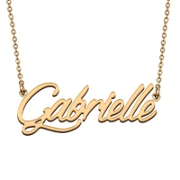 necklace with name gabrielle for his her family member best friend birthday gifts on christmas mother day valentines day