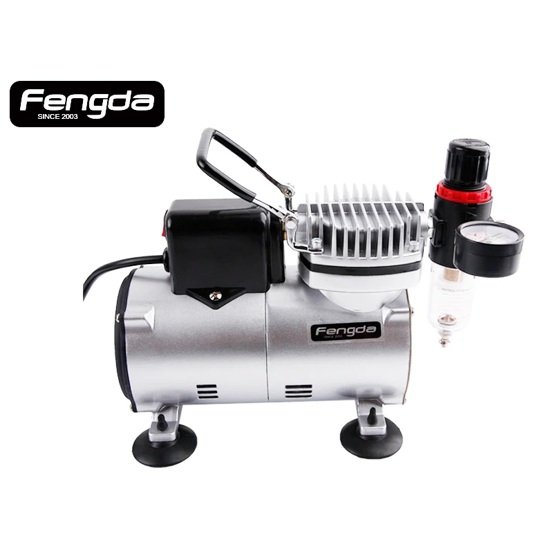 Аэрограф компрессор для рисования тела украшения торта с крутым вентилятором DIY