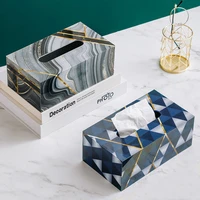 acrylic and mdf tissue box toilet paper holder tissue towel container napkin holder storage case for office home decoration