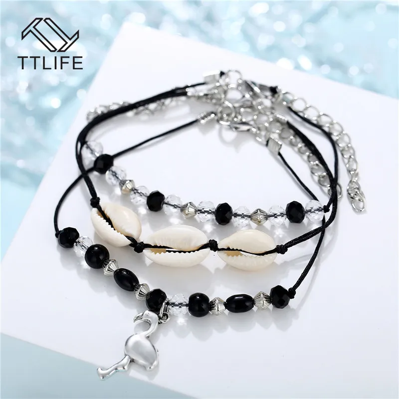 3 шт. женские браслеты на лодыжку с кристаллами|Анклеты| |