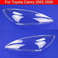 for toyota camry 2005 2006 european and american version transparent headlight glass shell lamp shade headlamp lens cover