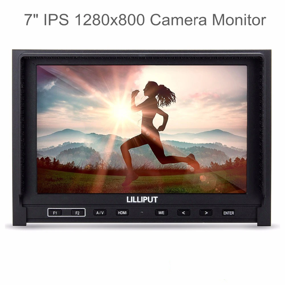 Lilliput 339 7 &quotIPS 1280x800 монитор для камеры Тонкий HDMI вход AV In & out поставляется с