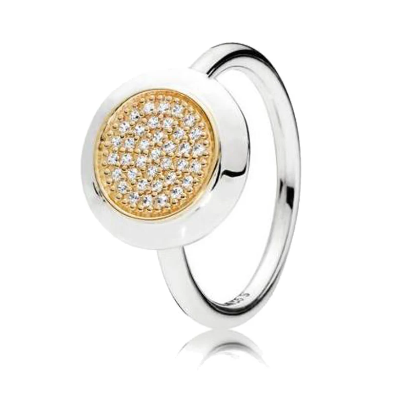 

DoDoFly Original Real 925 Sterling Silver Signature With Crystal Rings For Women Wedding Party Gift Fashion Jewelry