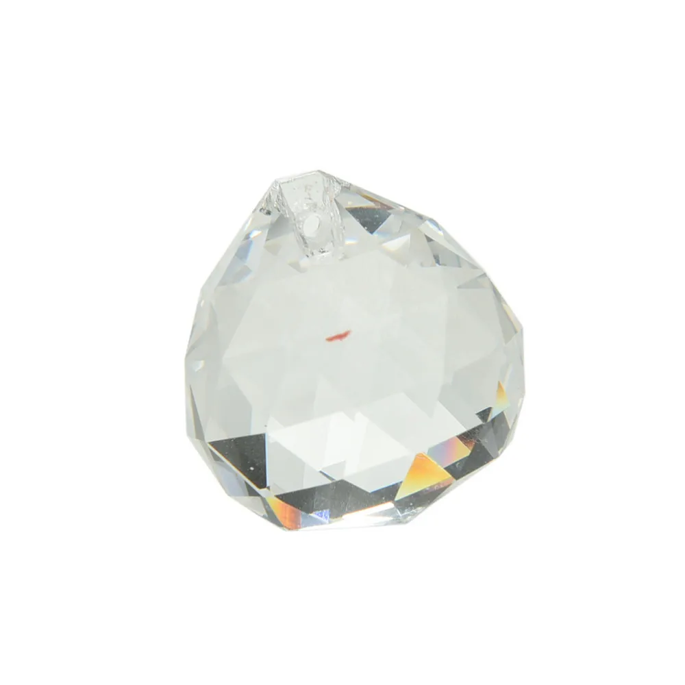 1 шт граненые стеклянные хрустальные люстры частей чистый витраж лампа украшение