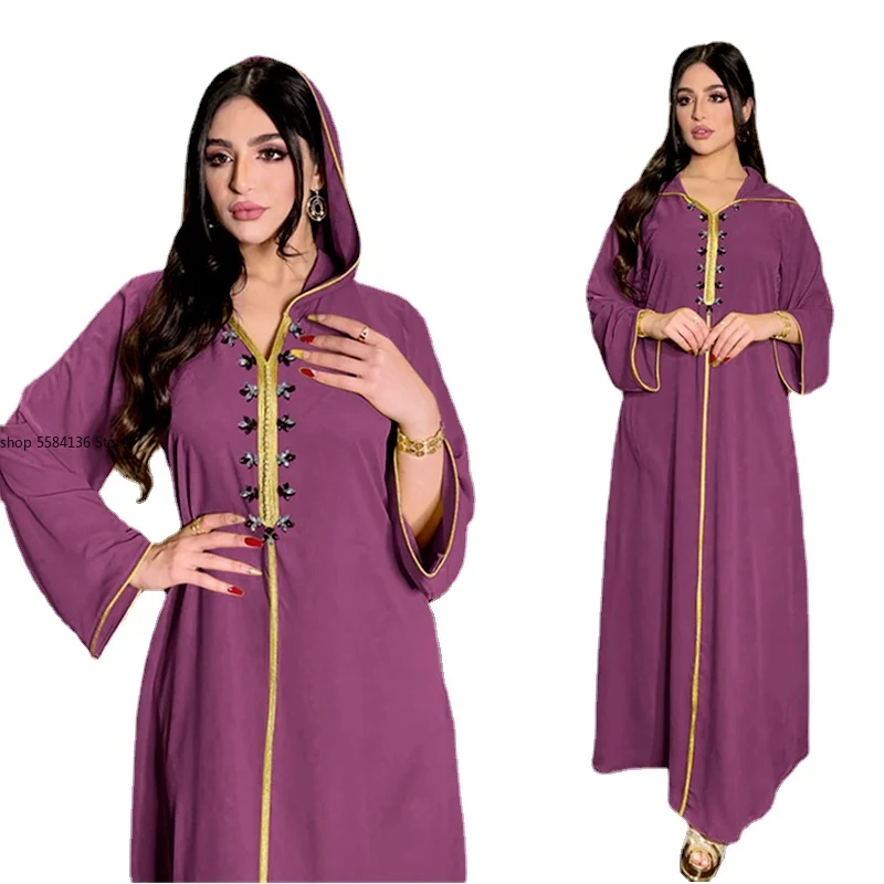 Платье-Макси женское с капюшоном и длинным рукавом | Тематическая одежда