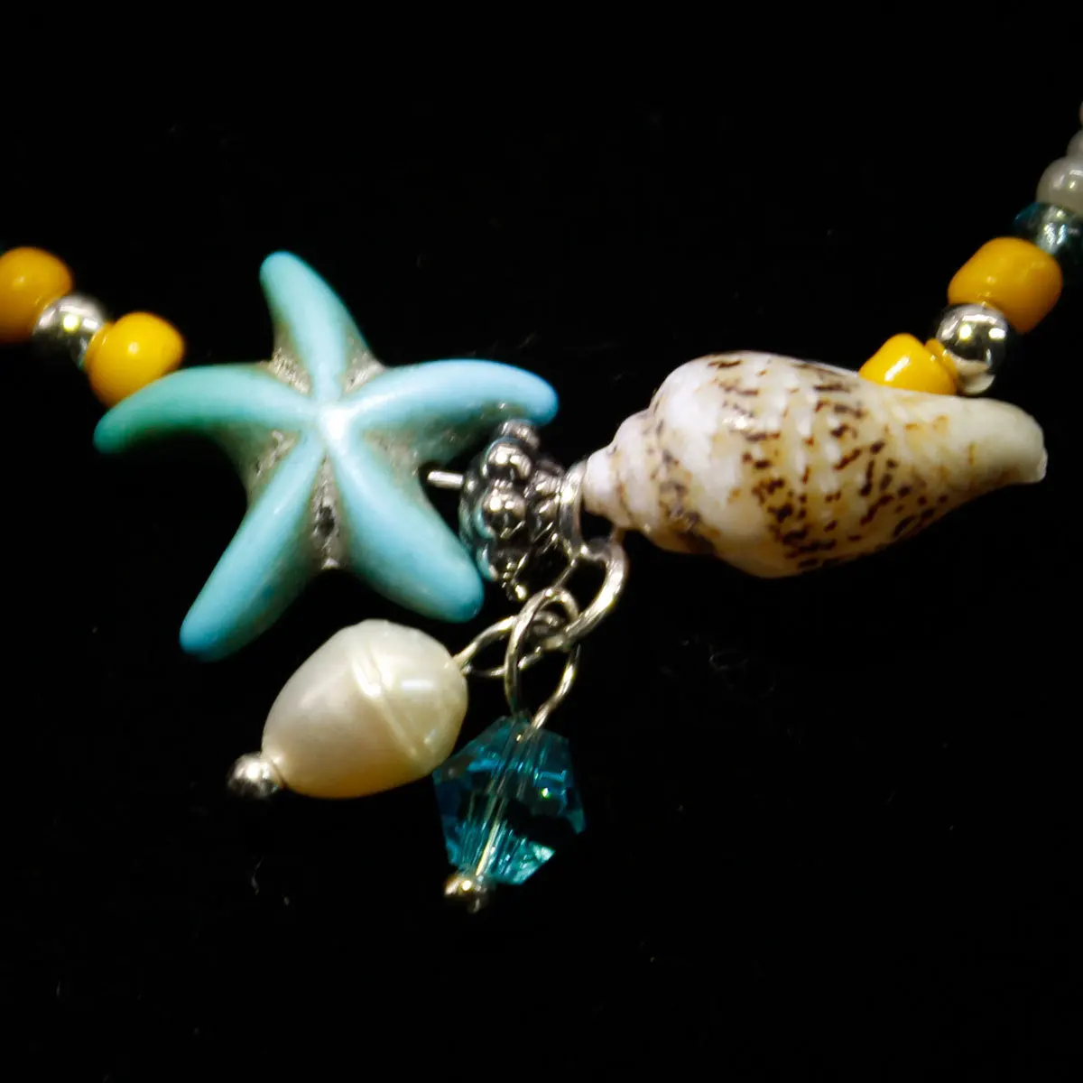 Fashion Conch Starfish Anklet Foot Chain Personality Beach Creative Ankle Bracelets for Women Jewelry|Анклеты| |